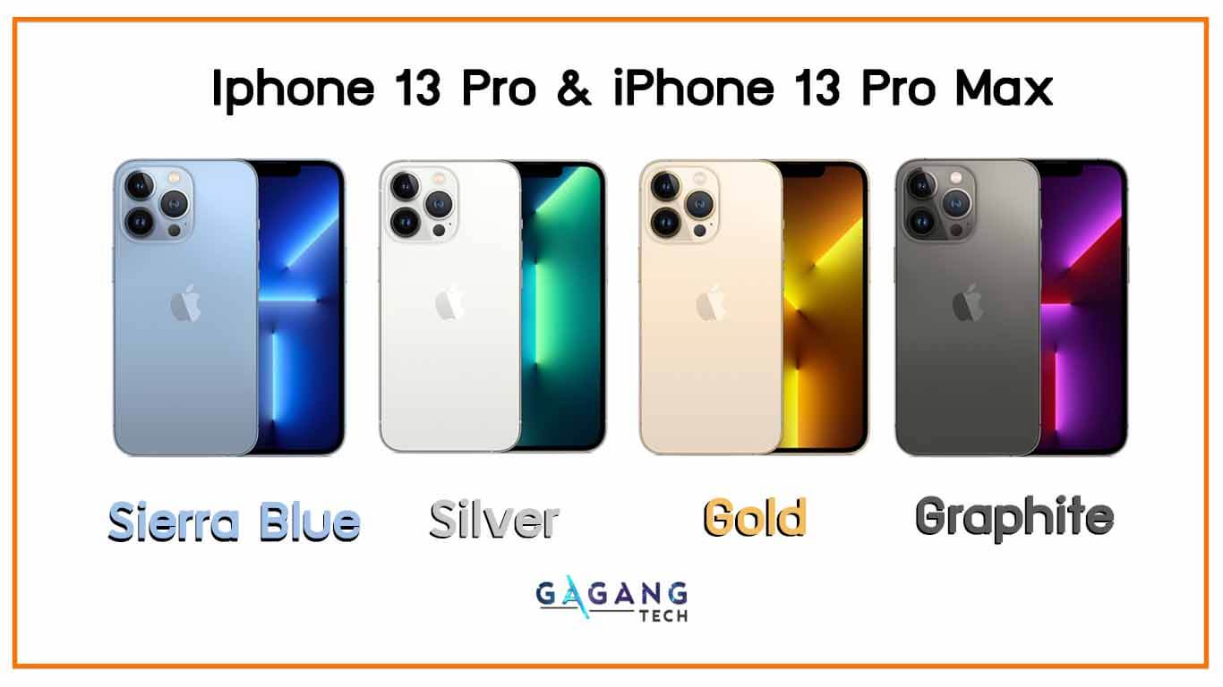 เลือกสี iPhone 13 iPhone 13 Pro สีอะไรดี